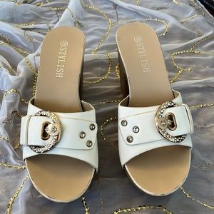 White Platform Sandals